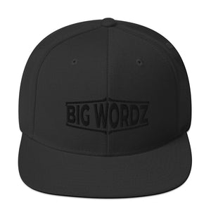 Big Wordz Snapback Hat (Black Wording)