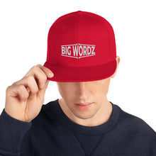 Load image into Gallery viewer, Big Wordz Snapback Hat (White Wording)
