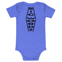 Load image into Gallery viewer, Big Wordz Baby One Piece (Black Wording)