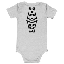 Load image into Gallery viewer, Big Wordz Baby One Piece (Black Wording)