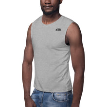 Load image into Gallery viewer, Big Wordz Muscle Shirt (Black Wording)