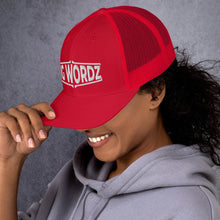 Load image into Gallery viewer, Big Wordz Trucker Cap (White Wording)