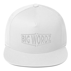 Big Wordz Flat Bill Cap (White Wording)