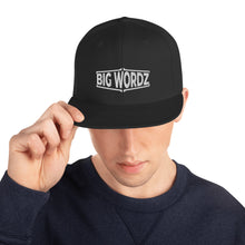 Load image into Gallery viewer, Big Wordz Snapback Hat (White Wording)