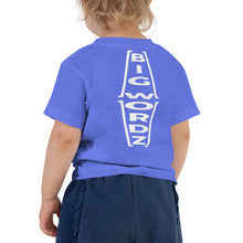 Load image into Gallery viewer, Big Wordz Toddler Short Sleeve Tee (White Wording)