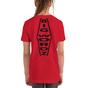 Big Wordz Youth Short Sleeve T-Shirt (Black Wording)