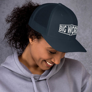 Big Wordz Trucker Cap (White Wording)