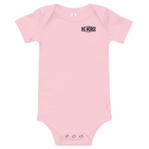 Big Wordz Baby One Piece (Black Wording)