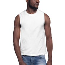 Load image into Gallery viewer, Big Wordz Muscle Shirt (White Wording)