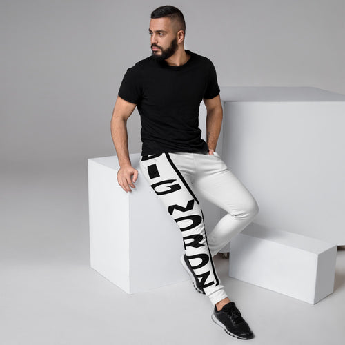 Big Wordz Men's Joggers (Black Wording)