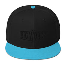 Load image into Gallery viewer, Big Wordz Variety Snapback Hat(Black Wording)