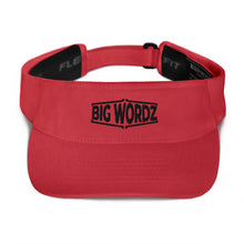 Load image into Gallery viewer, Big Wordz Visor (Black Wording)