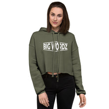 Load image into Gallery viewer, Big Wordz Crop Hoodie