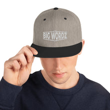 Load image into Gallery viewer, Big Wordz Snapback Hat (White Wording)