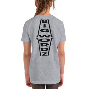 Big Wordz Youth Short Sleeve T-Shirt (Black Wording)