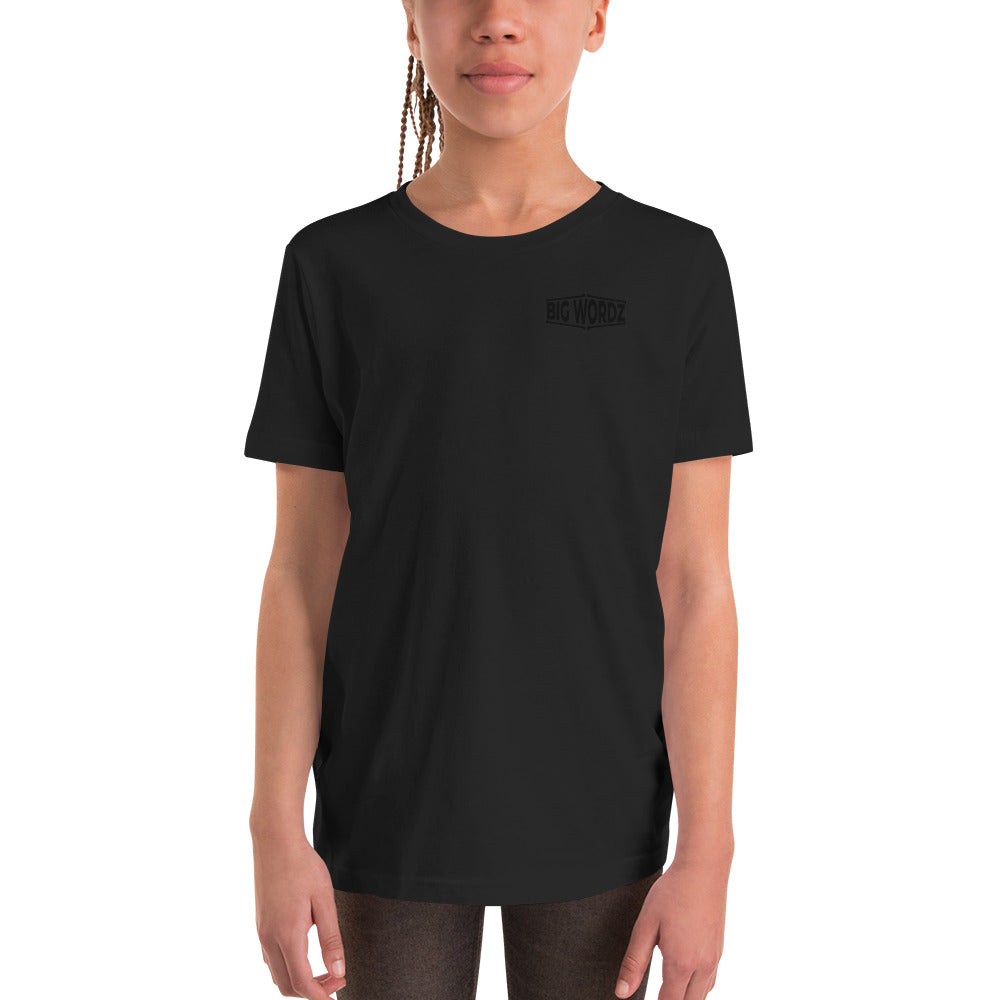 Big Wordz Youth Short Sleeve T-Shirt (Black Wording)
