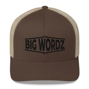 Big Wordz Trucker Cap (Black Wording)