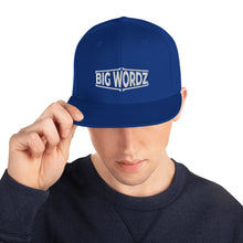 Load image into Gallery viewer, Big Wordz Snapback Hat (White Wording)