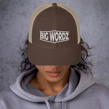 Load image into Gallery viewer, Big Wordz Trucker Cap (White Wording)