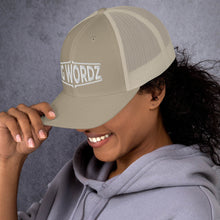 Load image into Gallery viewer, Big Wordz Trucker Cap (White Wording)