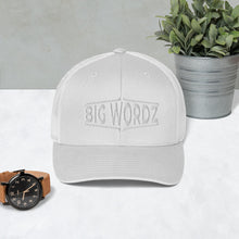 Load image into Gallery viewer, Big Wordz Trucker Cap (White Wording)