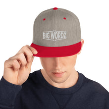 Load image into Gallery viewer, Big Wordz Snapback Hat (White Wording)