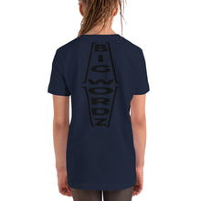 Load image into Gallery viewer, Big Wordz Youth Short Sleeve T-Shirt (Black Wording)