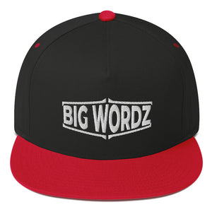 Big Wordz Flat Bill Cap (White Wording)