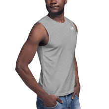 Load image into Gallery viewer, Big Wordz Muscle Shirt (White Wording)