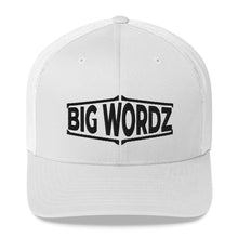 Load image into Gallery viewer, Big Wordz Trucker Cap (Black Wording)