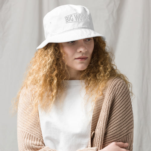 Big Wordz Organic bucket hat
