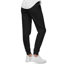 Load image into Gallery viewer, Big Wordz fleece sweatpants (Black Wording)