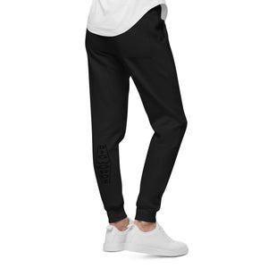 Big Wordz fleece sweatpants (Black Wording)