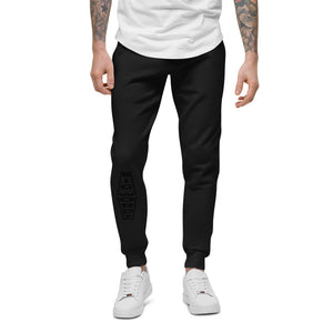 Big Wordz fleece sweatpants (Black Wording)