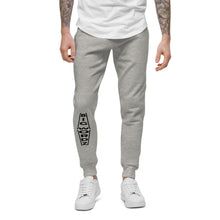Load image into Gallery viewer, Big Wordz fleece sweatpants (Black Wording)