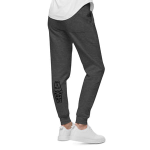 Big Wordz fleece sweatpants (Black Wording)