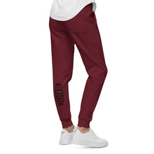Load image into Gallery viewer, Big Wordz fleece sweatpants (Black Wording)