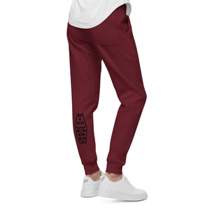 Big Wordz fleece sweatpants (Black Wording)