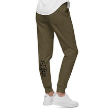 Load image into Gallery viewer, Big Wordz fleece sweatpants (Black Wording)