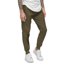 Load image into Gallery viewer, Big Wordz fleece sweatpants (Black Wording)