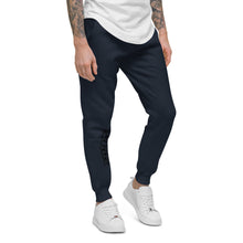 Load image into Gallery viewer, Big Wordz fleece sweatpants (Black Wording)