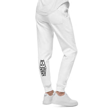 Load image into Gallery viewer, Big Wordz fleece sweatpants (Black Wording)
