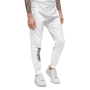 Big Wordz fleece sweatpants (Black Wording)