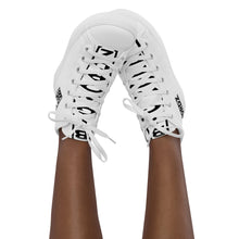 Load image into Gallery viewer, Big Wordz Women’s high top canvas shoes